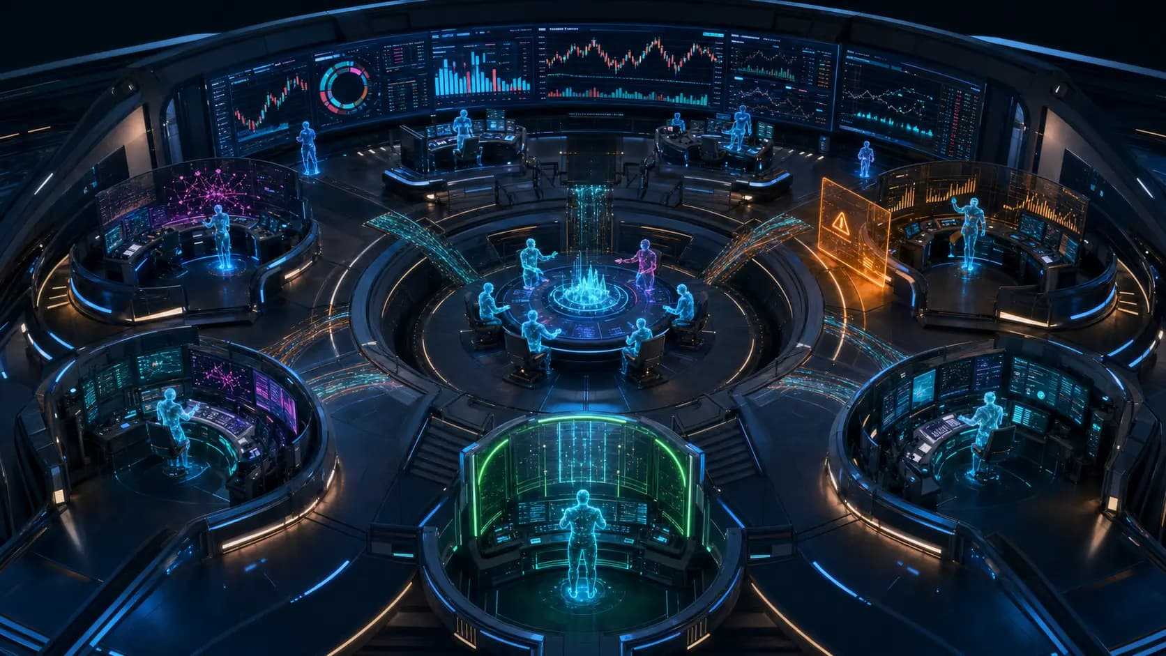 AI quantitative trading operations center